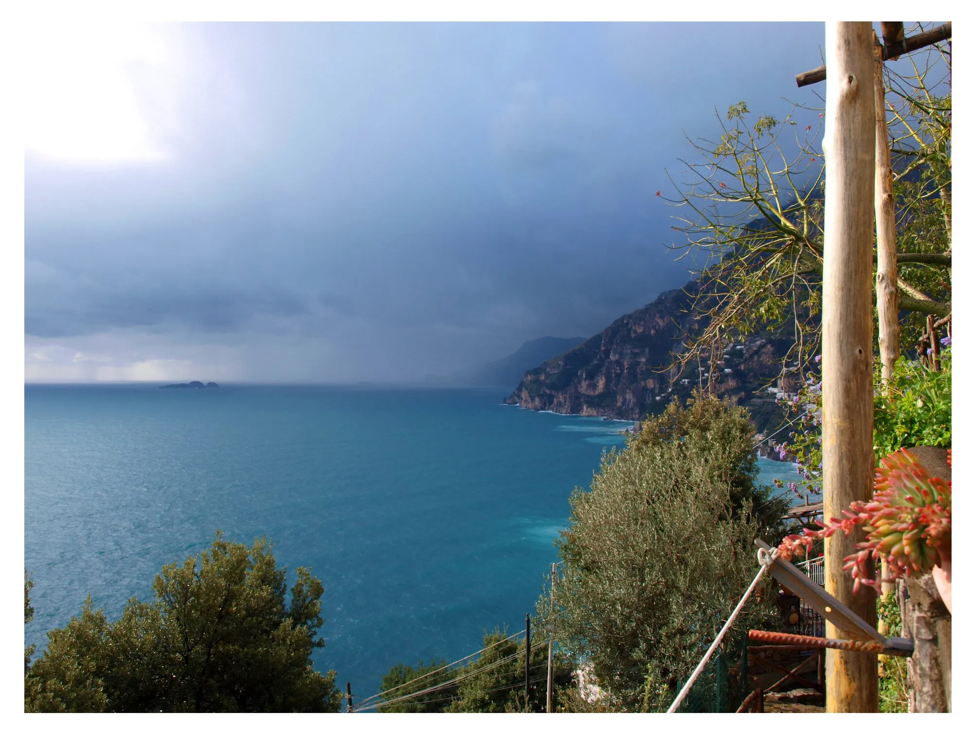 Arienzo beach in Positano seen from the sea