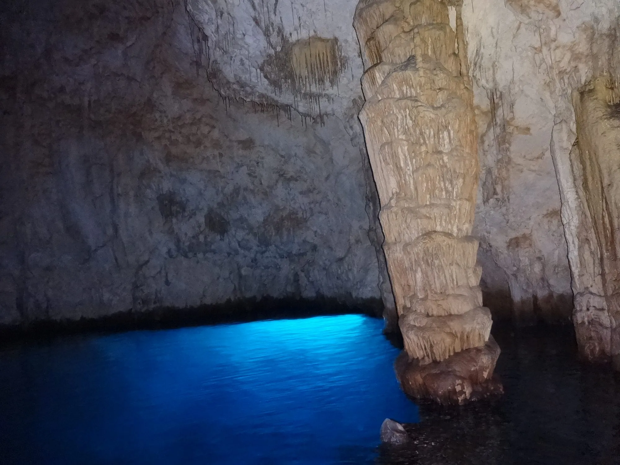 Inside the Emerald Grotto